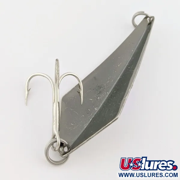 Vintage Rebel Arrowhead, 3/5oz black/purple fishing spoon #24240