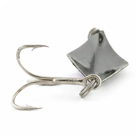 Vintage Rebel Arrowhead, 3/5oz black/purple fishing spoon #24240