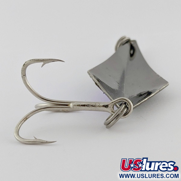 Vintage   Rebel Arrowhead, 3/5oz black/purple fishing spoon #24240