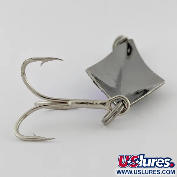 Vintage Rebel Arrowhead, 3/5oz black/purple fishing spoon #24240