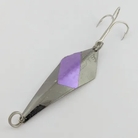 Vintage Rebel Arrowhead, 3/5oz black/purple fishing spoon #24240