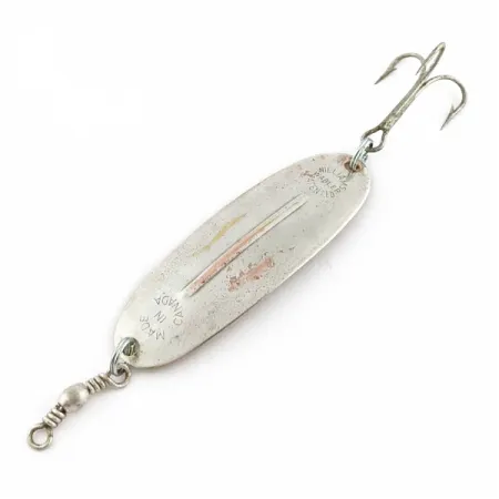 Vintage Williams Wabler W40, 1/4oz silver fishing spoon #24241