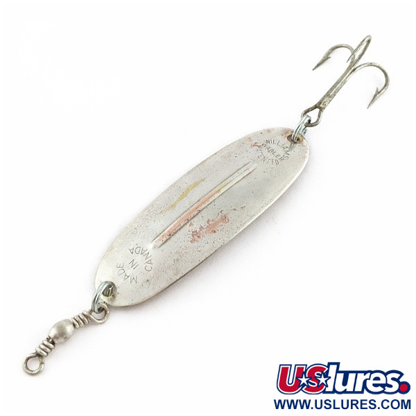 Vintage   Williams Wabler W40, 1/4oz silver fishing spoon #24241