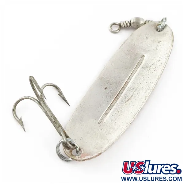 Vintage Williams Wabler W40, 1/4oz silver fishing spoon #24241