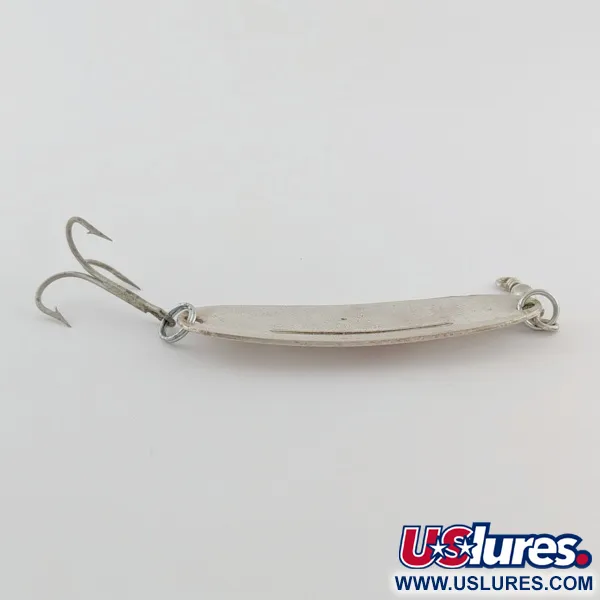 Vintage Williams Wabler W40, 1/4oz silver fishing spoon #24241