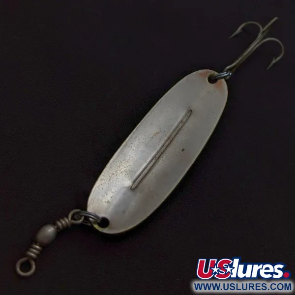 Vintage Williams Wabler W40, 1/4oz silver fishing spoon #24241