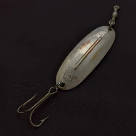 Vintage Williams Wabler W40, 1/4oz silver fishing spoon #24241