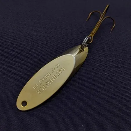 Vintage Acme Kastmaster, 1/4oz gold fishing spoon #24242