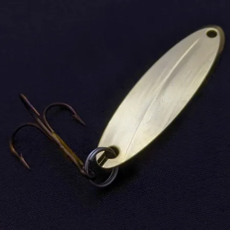 Vintage Acme Kastmaster, 1/4oz gold fishing spoon #24242