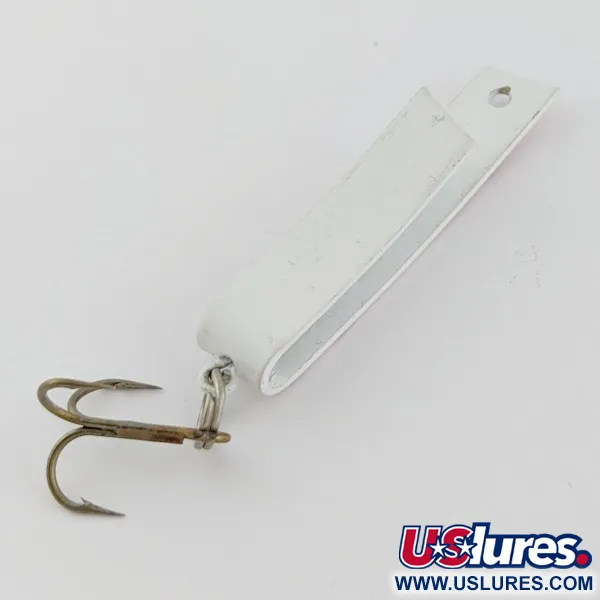 Vintage Luhr Jensen Super-Duper 503, 1/8oz black/gold/red fishing spoon #24244