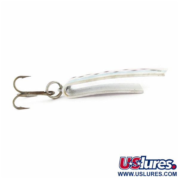 Vintage  Luhr Jensen Super-Duper 503, 1/8oz black/gold/red fishing spoon #24244