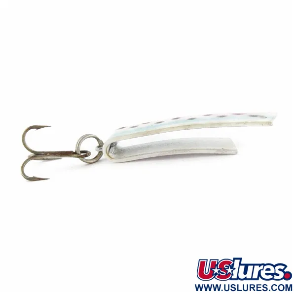 Vintage Luhr Jensen Super-Duper 503, 1/8oz black/gold/red fishing spoon #24244