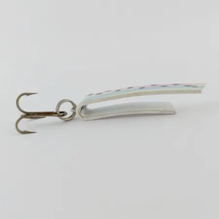 Vintage Luhr Jensen Super-Duper 503, 1/8oz black/gold/red fishing spoon #24244