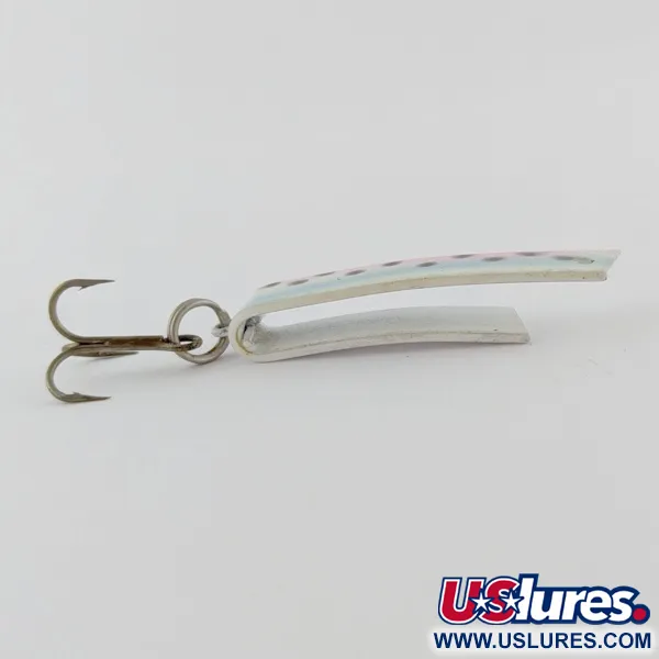 Vintage Luhr Jensen Super-Duper 503, 1/8oz black/gold/red fishing spoon #24244