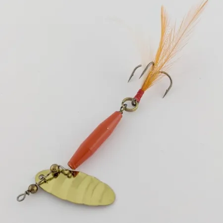 Vintage Worth #301, 1/3oz red/black/gold spinning lure #24248