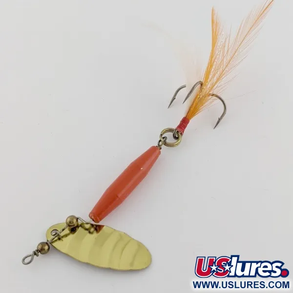 Vintage Worth #301, 1/3oz red/black/gold spinning lure #24248