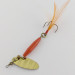 Vintage   Worth #301, 1/3oz red/black/gold spinning lure #24248