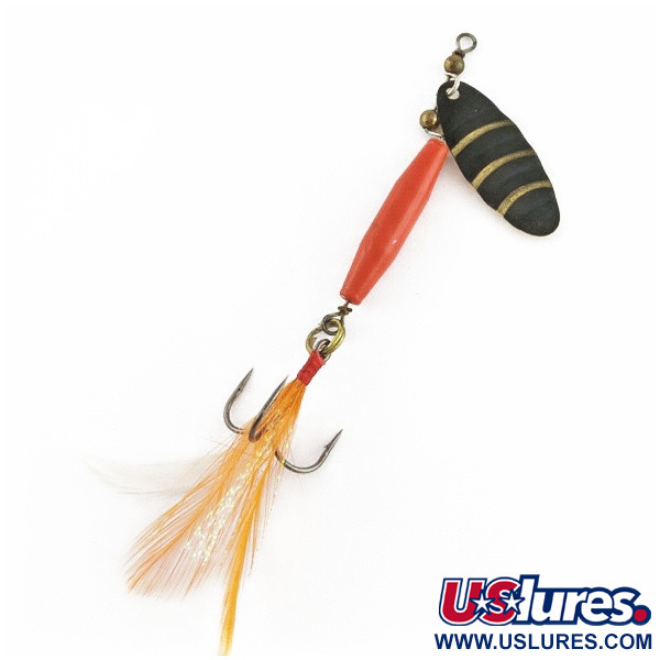 Vintage   Worth #301, 1/3oz red/black/gold spinning lure #24248
