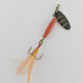 Vintage   Worth #301, 1/3oz red/black/gold spinning lure #24248