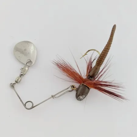 Vintage Bumble Bee Bumble BEE Spinnerbait, 1/8oz gold/nickel spinning lure #24249