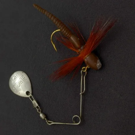 Vintage Bumble Bee Bumble BEE Spinnerbait, 1/8oz gold/nickel spinning lure #24249