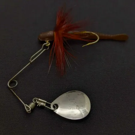 Vintage Bumble Bee Bumble BEE Spinnerbait, 1/8oz gold/nickel spinning lure #24249