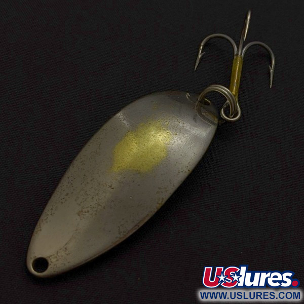 Vintage  Seneca Little Cleo (Hula Girl), 1/2oz Nickel / Brass fishing spoon #24250