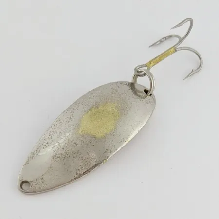 Vintage Seneca Little Cleo (Hula Girl), 1/2oz Nickel / Brass fishing spoon #24250