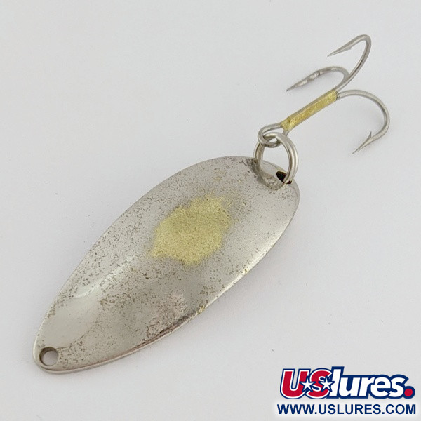 Vintage  Seneca Little Cleo (Hula Girl), 1/2oz Nickel / Brass fishing spoon #24250