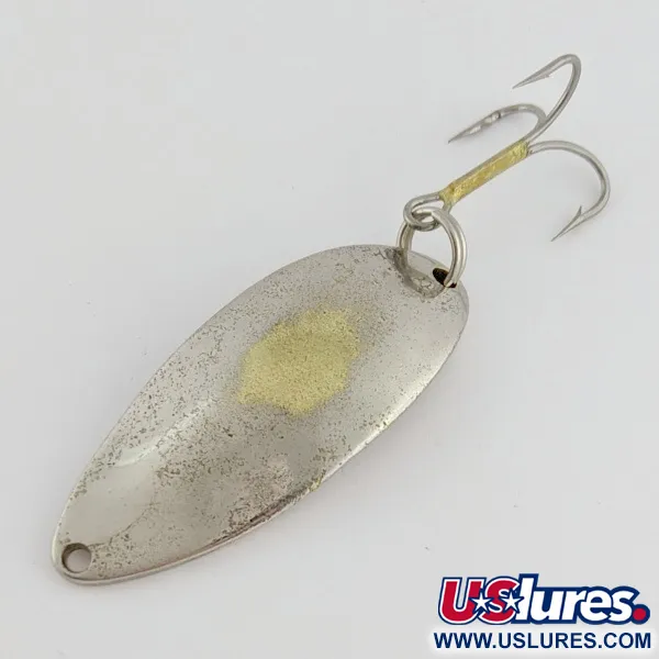 Vintage Seneca Little Cleo (Hula Girl), 1/2oz Nickel / Brass fishing spoon #24250