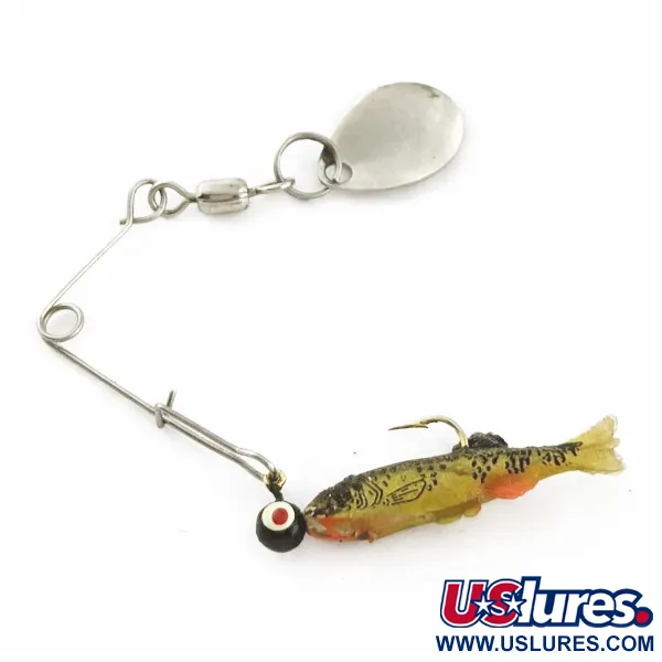 Vintage Eagle Claw Spinnerbait, 3/5oz silver spinning lure #24251