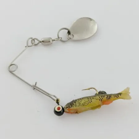 Vintage Eagle Claw Spinnerbait, 3/5oz silver spinning lure #24251