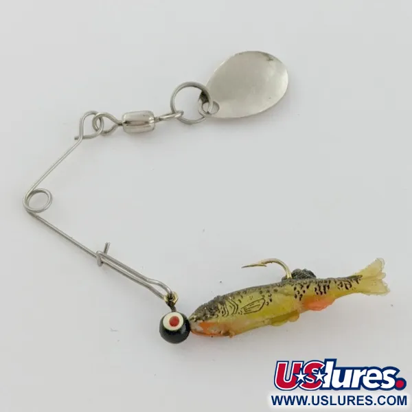 Vintage Eagle Claw Spinnerbait, 3/5oz silver spinning lure #24251