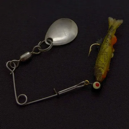 Vintage Eagle Claw Spinnerbait, 3/5oz silver spinning lure #24251