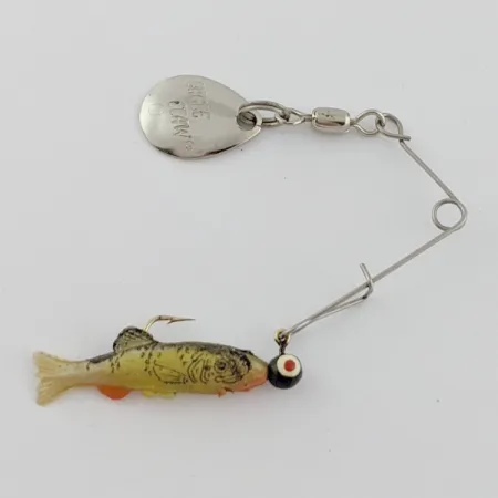 Vintage Eagle Claw Spinnerbait, 3/5oz silver spinning lure #24251
