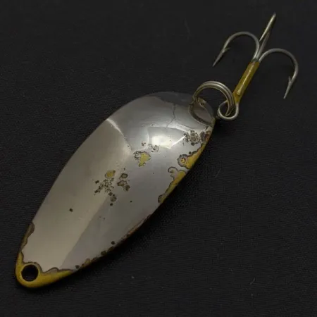 Vintage Seneca Little Cleo (Hula Girl), 1/2oz Nickel / Brass fishing spoon #24253