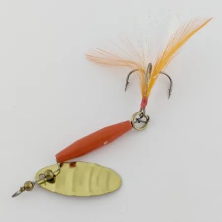 Vintage Worth #301, 1/3oz red/black/gold spinning lure #24254