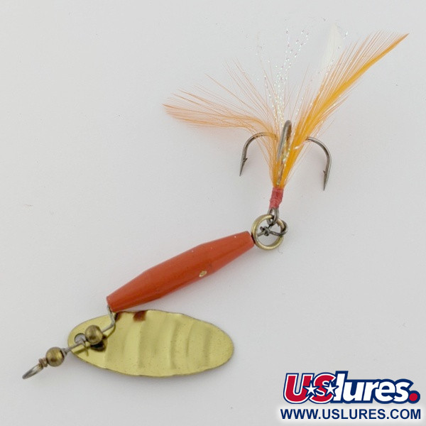 Vintage   Worth #301, 1/3oz red/black/gold spinning lure #24254