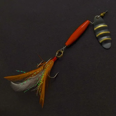 Vintage Worth #301, 1/3oz red/black/gold spinning lure #24254