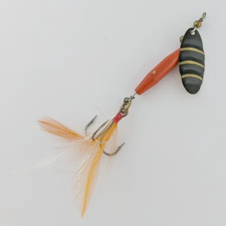 Vintage Worth #301, 1/3oz red/black/gold spinning lure #24254