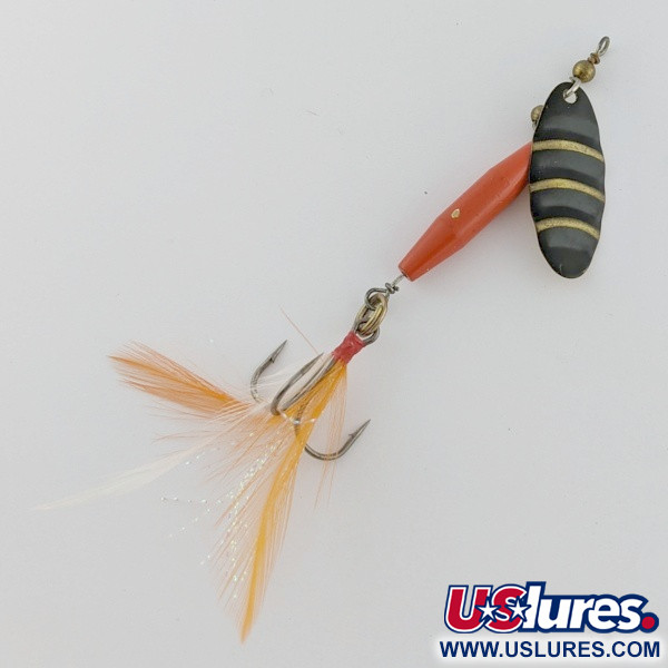 Vintage   Worth #301, 1/3oz red/black/gold spinning lure #24254