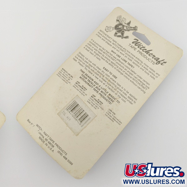 Witchcraft Witchstix Bait Scalloped tape ,  yellow/green hologram fishing #24257