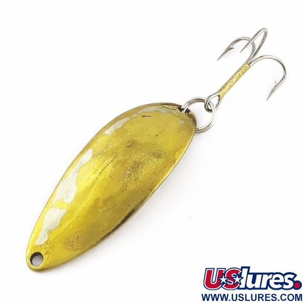 Vintage  Seneca Little Cleo (Hula Girl), 1/2oz Brass fishing spoon #24259