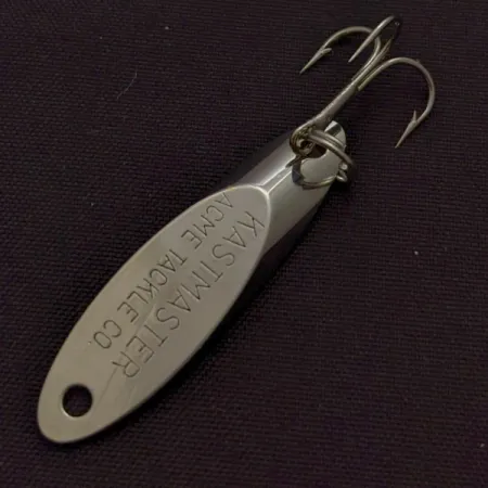 Vintage Acme Kastmaster, 1/8oz nickel fishing spoon #24261