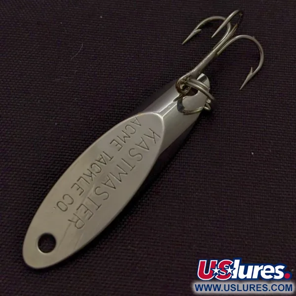 Vintage Acme Kastmaster, 1/8oz nickel fishing spoon #24261