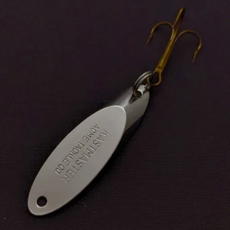 Vintage Acme Kastmaster, 1/4oz nickel fishing spoon #24263