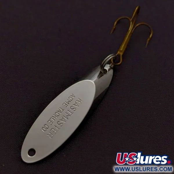 Vintage Acme Kastmaster, 1/4oz nickel fishing spoon #24263