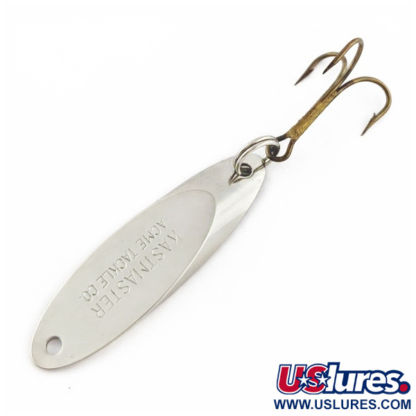 Vintage  Acme Kastmaster, 1/4oz nickel fishing spoon #24263