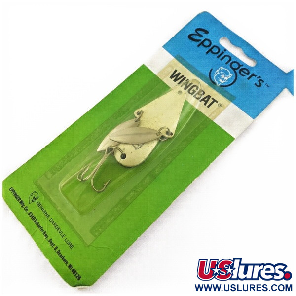 Eppinger Wingbat, 1/2oz white/nickel fishing spoon #24264