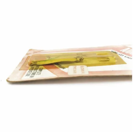 Luhr Jensen Luhr jensen Alpena Diamond #31 Glow​, 1/8oz Glo-Flo Green stripe fishing spoon #24265
